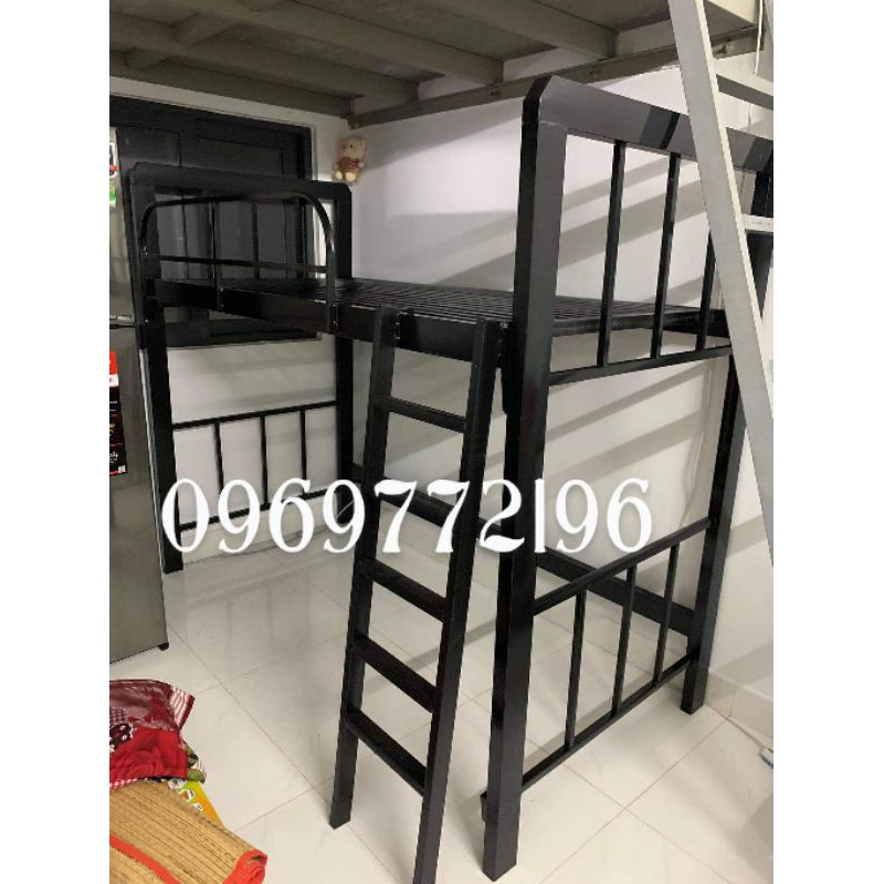 giường tầng thiết kế 1 tầng khung 4x8 ngang 1m2x2m | BigBuy360 - bigbuy360.vn