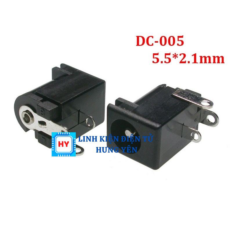 Đầu cắm nguồn DC CÁI 5.5*2.1mm Linh kiện điện tử Hưng Yên