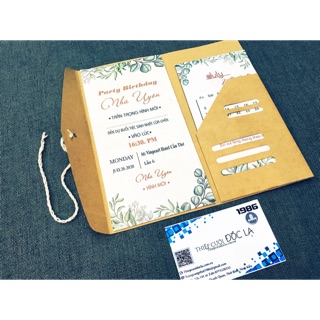 Thiệp Sinh nhật túi cực sang trọng