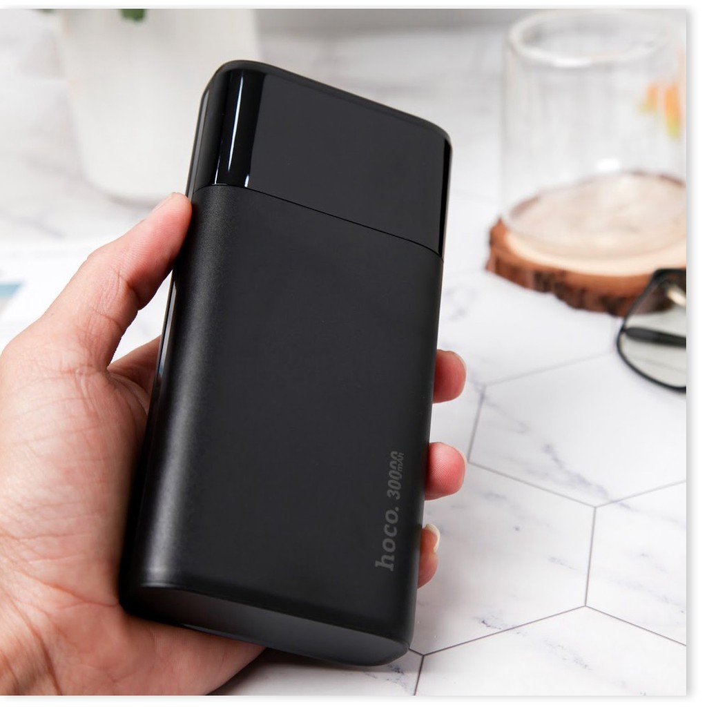 Pin Sạc Dự Phòng Hoco B12 Max - Dung Lượng 30.000 mAh ( 4 cổng USB , Hỗ trợ sạc nhanh 5A Max ) - MrPhukien