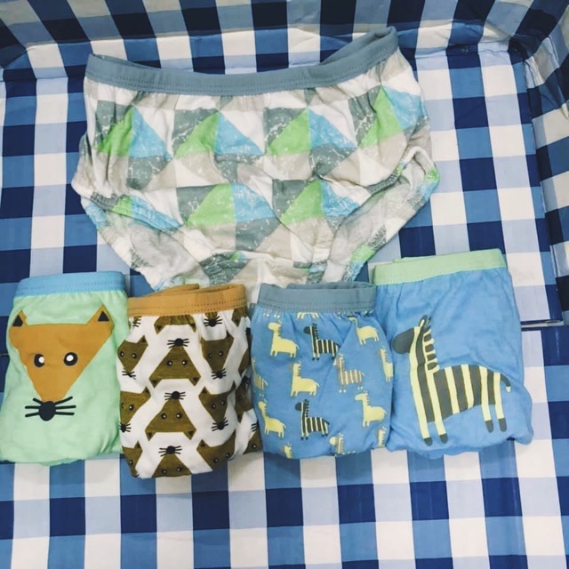 Quần chip bé trai tam giác 100% cotton xuất Hàn Kids Love