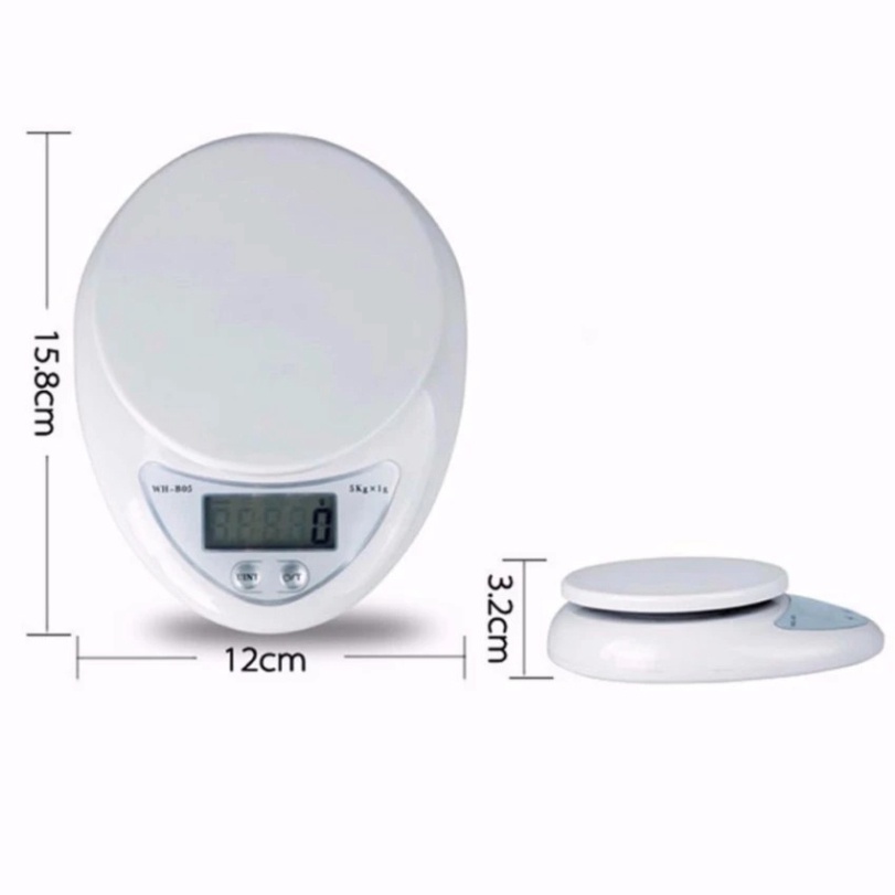 Cân tiểu ly điện tử nhà bếp mini cân định lượng thực phẩm từ 1 gam - 3kg, 5kg,10 kg , làm bánh, verygood