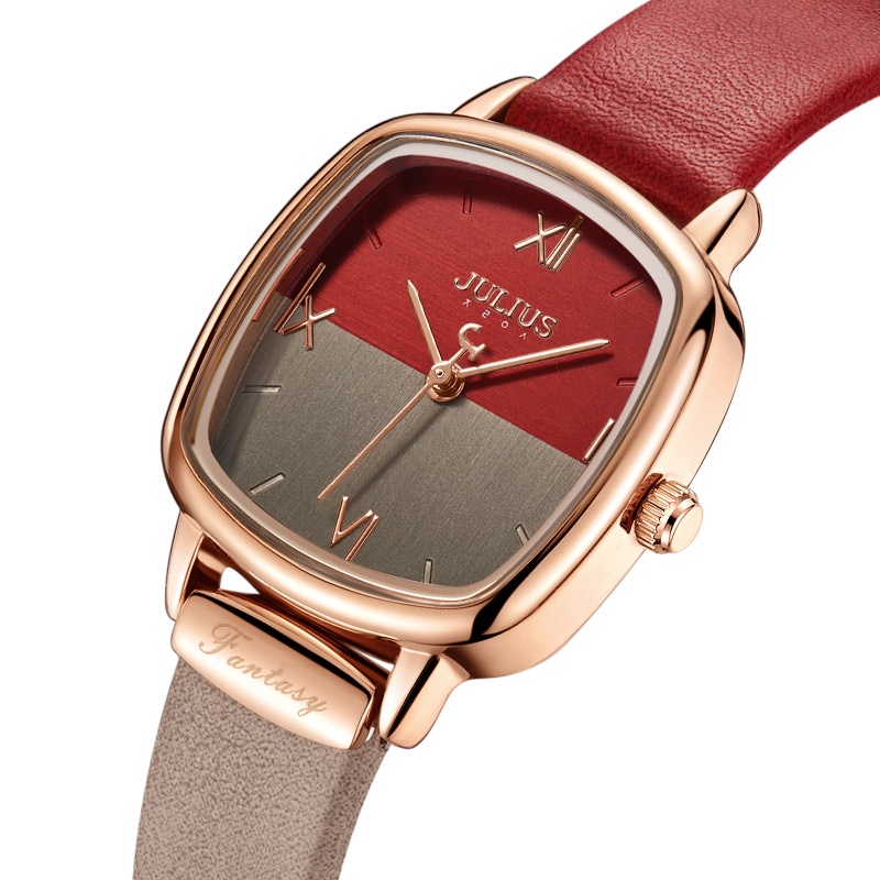Đồng hồ Julius Ja-1240 máy thạch anh hai màu chống thấm nước phong cách retro cho nữ | BigBuy360 - bigbuy360.vn