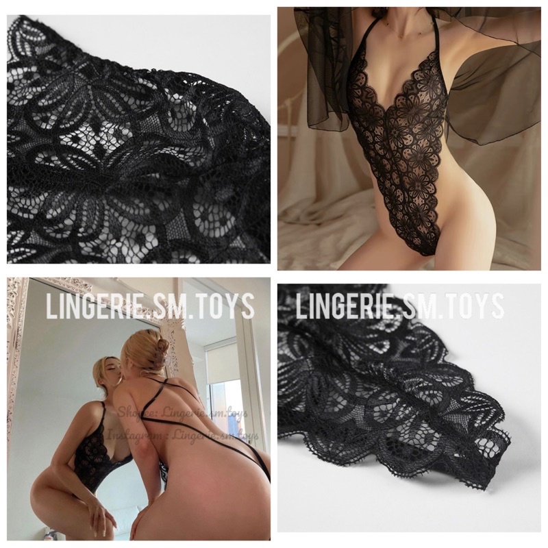 QR815 Bodysuit + Vạt Váy Dài Buộc Hông Lả Lơi Quyến Rũ - Nội Y Ngủ Mặc Nhà Sexy