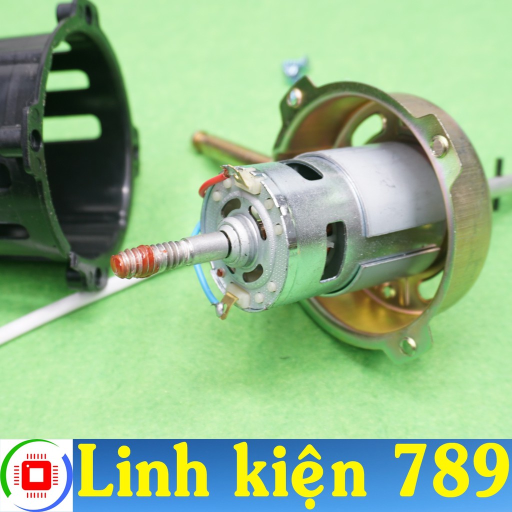 Động cơ quạt 12V bằng motor 775 dùng bạc đạn trục 5mm