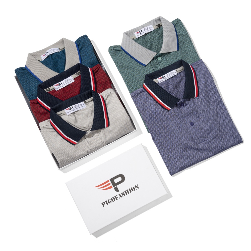 Áo polo nam thể thao ngắn tay có cổ tập gym chạy bộ AHT23 PigoFashion | BigBuy360 - bigbuy360.vn