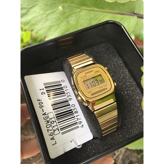 Đồng hồ Nữ Casio La670 gold