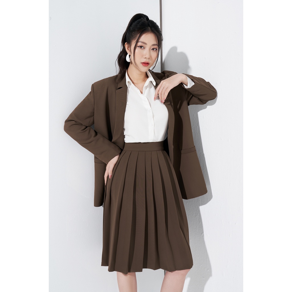 Áo blazer nữ tay dài LADY ME by Eva de Eva 21ABLO006N