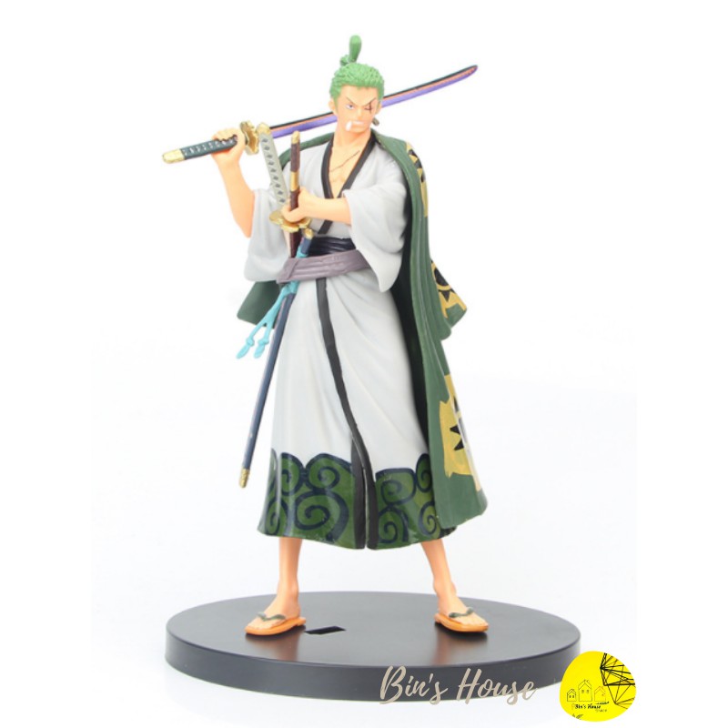 [Figure Anime]Mô Hình Nhân Vật Roronoa Zoro Trong Truyện One Piece- Đồ Chơi Mô Hình full box