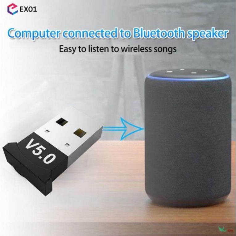 USB Bluetooth 5.0 cho PC -USB Bluetooth Máy tính kết nối 20m V5.0 -dc3853