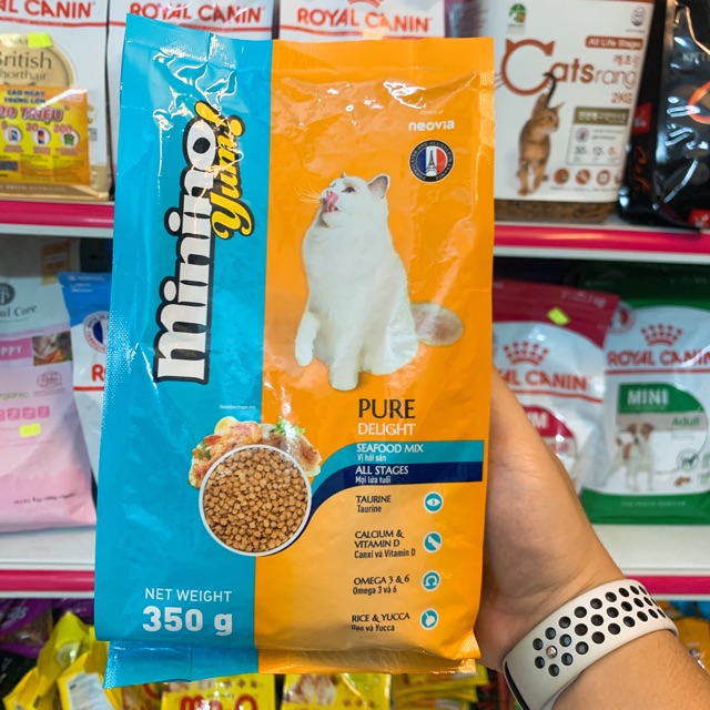 Thức ăn mèo MININO YUM 350g