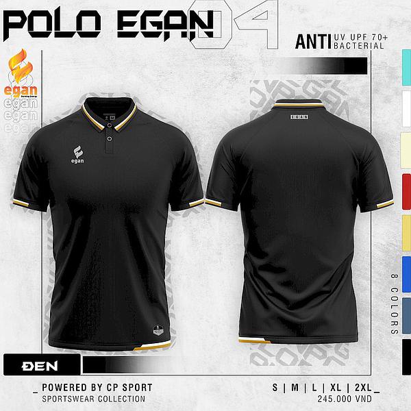 Áo thời trang nam, áo polo có cổ tay ngắn Egan 4 UV - Dungcusport