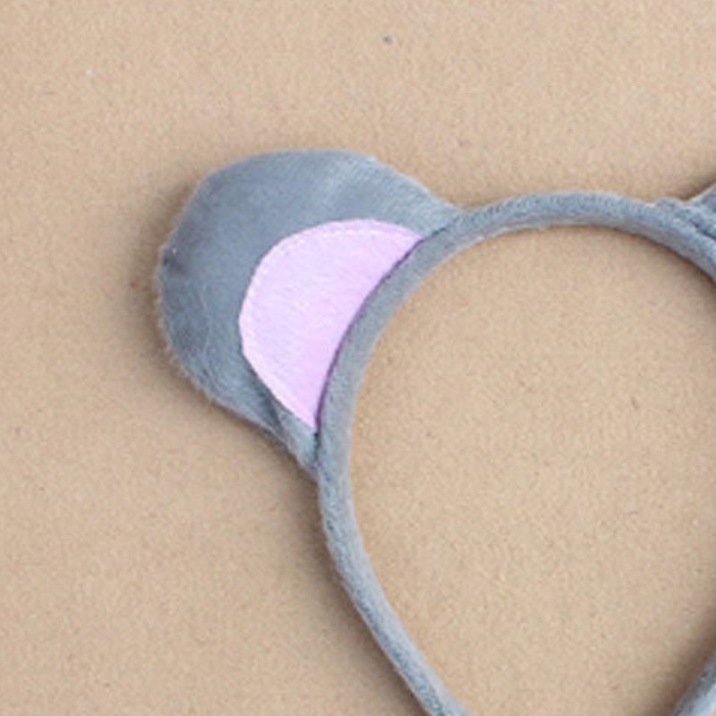 Set 3 Băng Đô Nơ Tai Chuột Dễ Thương Cho Người Lớn Và Trẻ Em Hóa Trang Tiệc Halloween