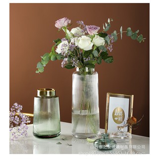 Lọ-Bình thủy tinh Symphony 30cm cắm hoa phong cách bắc âu cap cấp sang trọng cao