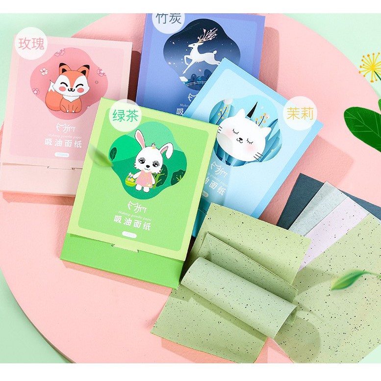 Giấy thấm dầu Mafa MeiRen gói 100 tờ. | BigBuy360 - bigbuy360.vn