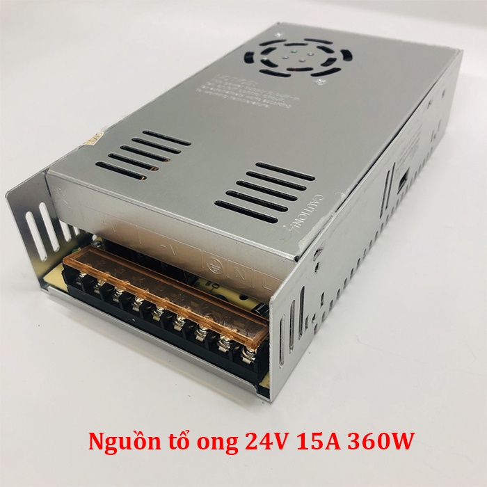 Nguồn tổ ong 24v 20a, nguồn 24v dùng cho đèn LEG, động cơ mini, thiết bị điện 24V DC bảo hành 12 tháng