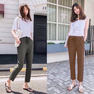 Quần baggy nữ chất đũi big size từ 65-80kg