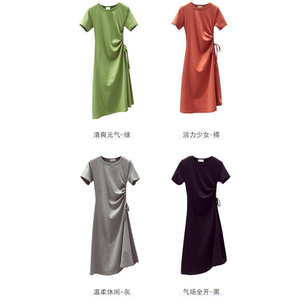 Đầm Thun Tay Ngắn Thời Trang Dành Cho Nữ | BigBuy360 - bigbuy360.vn