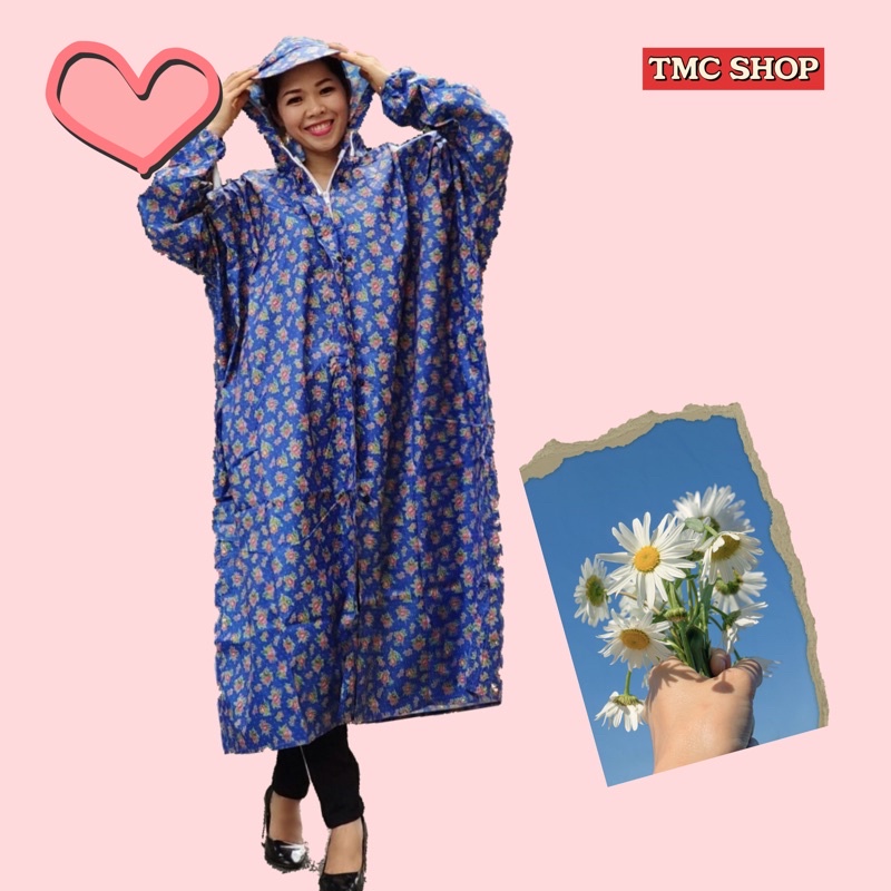 ÁO MƯA VẢI DÙ DA CÁ DÂY KÉO