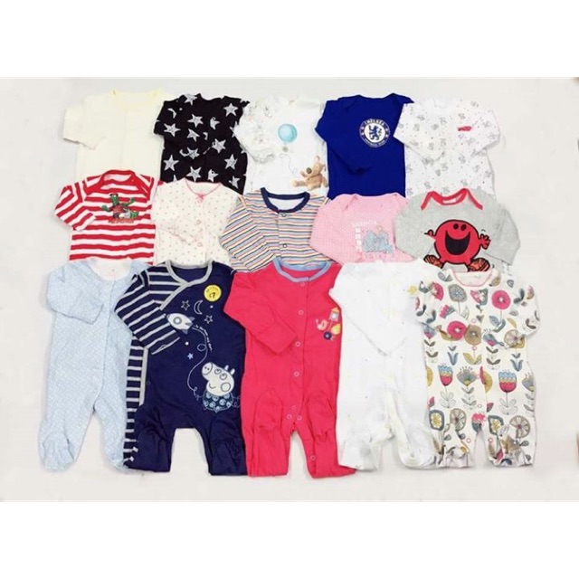 Body liền chân cho bé tìe 0-24m