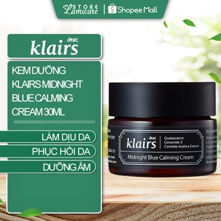 Kem dưỡng làm dịu phục hồi da klairs midnight blue calming cream 30ml