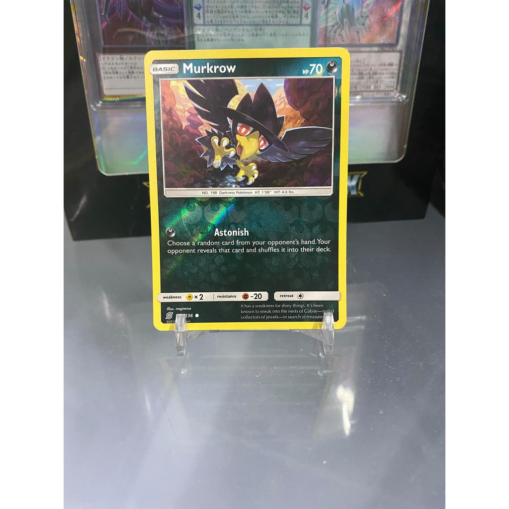 [ Dưa Hấu Yugioh ] Lá bài thẻ bài Pokemon Murkrow
