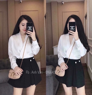 Áo sơ mi lụa My sói
