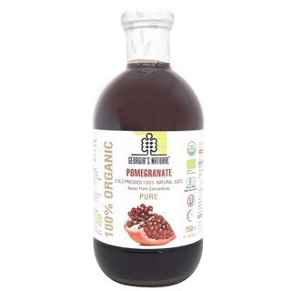 Nước ép lựu trái cây hữu cơ Georgia's Natural nhập khẩu châu Âu- Chai 750ml