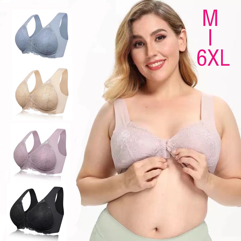 Áo Ngực Nữ / Áo Ngực size Lớn / Áo Ngực Không Gọng Thép / Khóa Trước / Áo lót / Áo lót