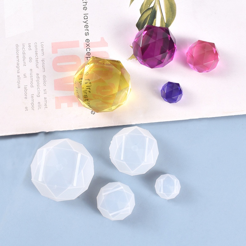 Khuôn silicone làm phụ kiện trang trí để bàn DIY resin epoxy pha lê thủ công