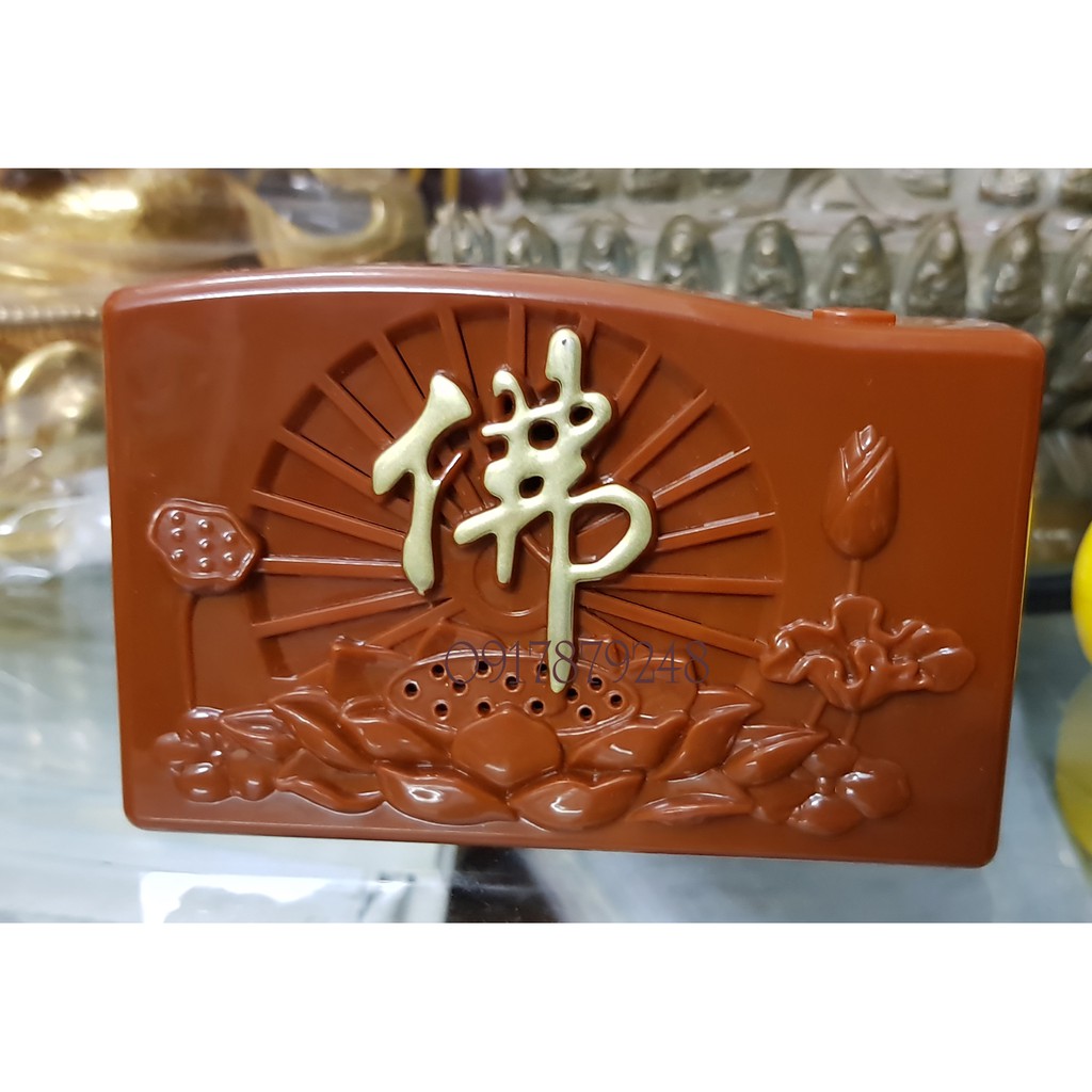 Máy niệm Phật 08 bài âm thanh chuẩn, rẻ, bền, đẹp, cắm điện trực tiếp hoặc dùng pin, giúp ban thờ ấm cúng