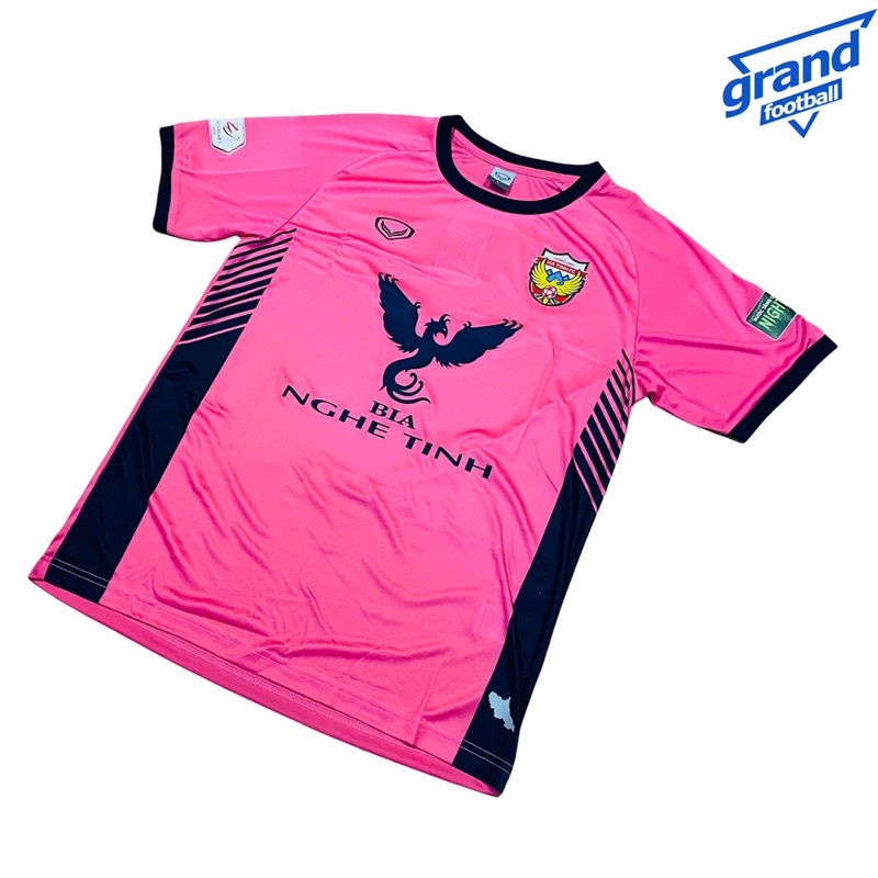 ÁO BÓNG ĐÁ HLHT 2022 HỒNG CHÍNH HÃNG