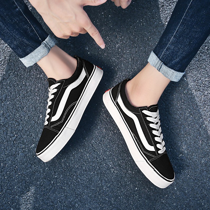 GIÀY 𝐕𝐀𝐍𝐒 VAULT OLD SKOOL MÀU ĐEN Giày thể thao nam nữ 2021 [ Full box bill ] | BigBuy360 - bigbuy360.vn