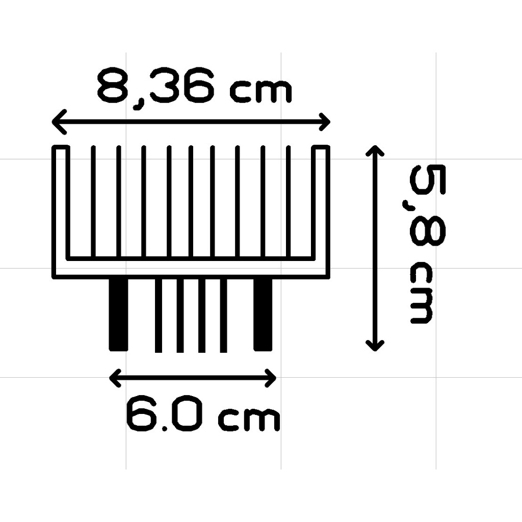 NHÔM 2U LOẠI DÀI 17CM
