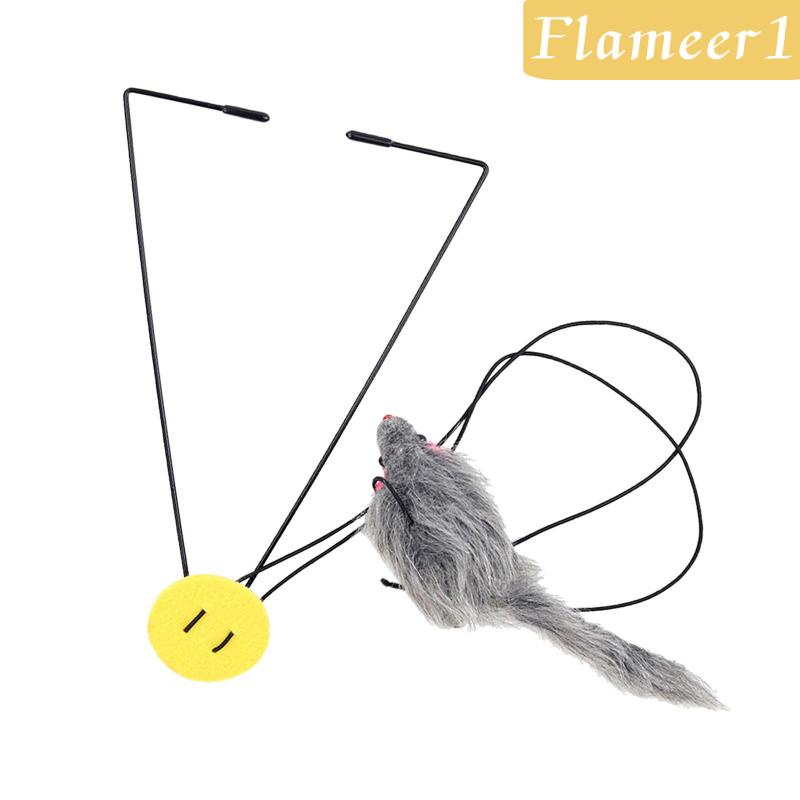 [Flameameer1] Đồ Chơi Tàu Lửa, Chuột Chaser Đồ Chơi Tương Tác Cho Mèo