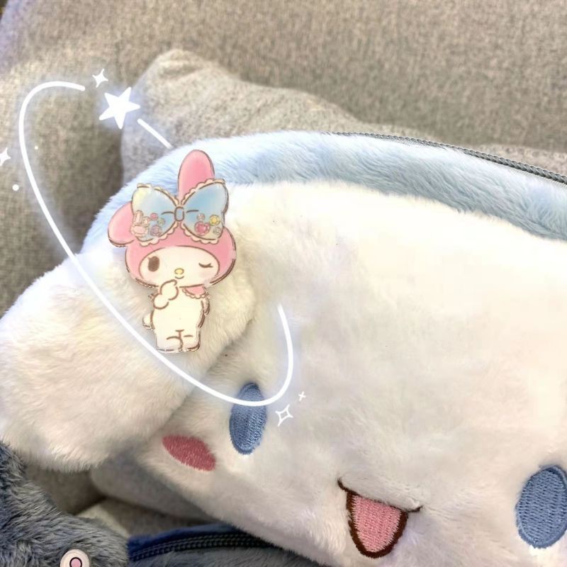 Bóp viết lông cỡ lớn với các nhân vật Cinnamoroll Kuromi Melody Kirby siêu dễ thương