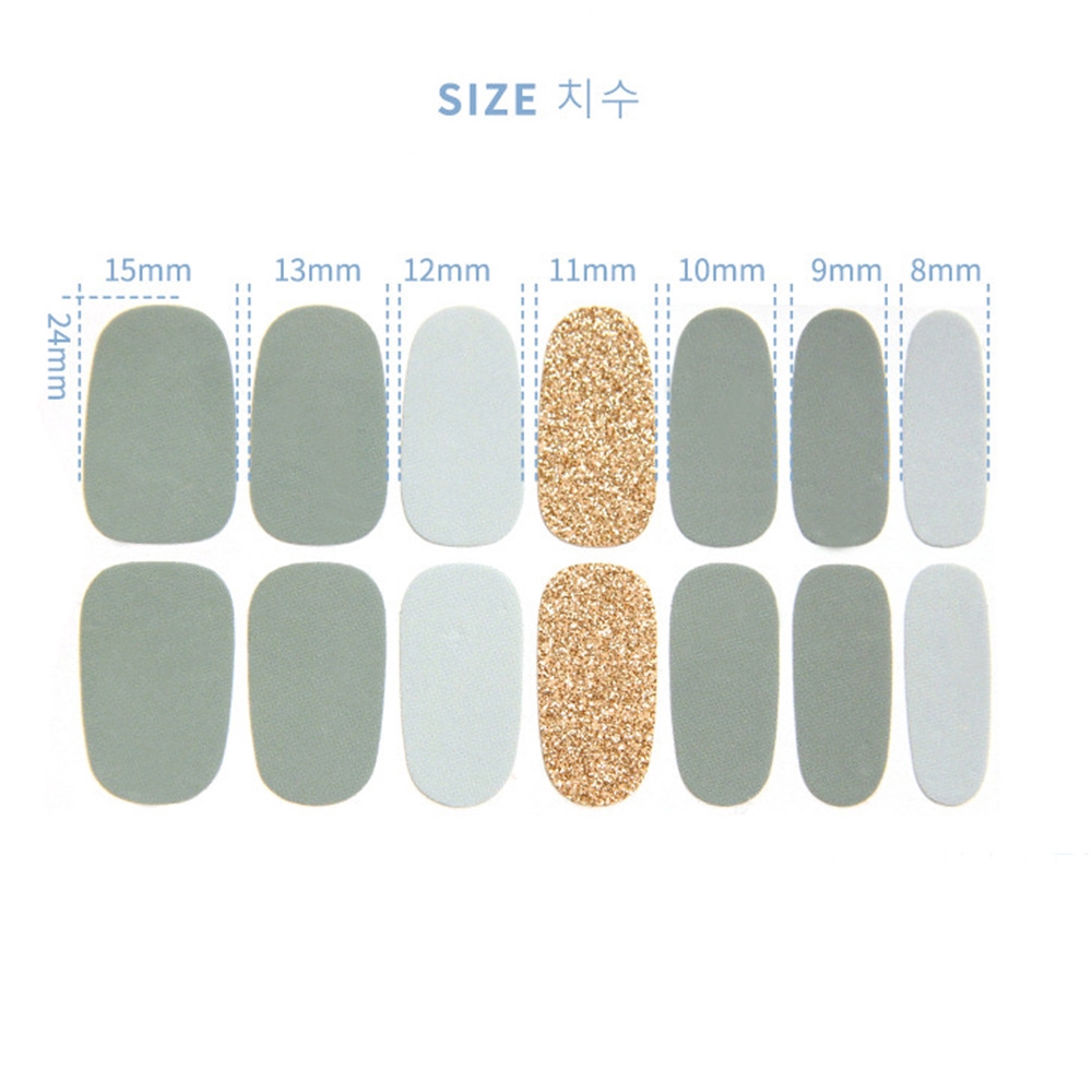 Bộ sticker dán móng tay thiết kế xinh xắn cho nữ