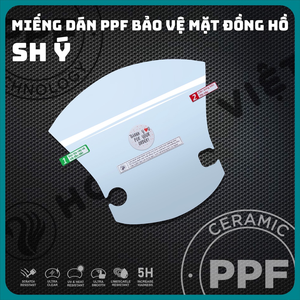 SH Ý | Miếng dán bảo vệ HONDA SH Ý chống trầy xước mặt đồng hồ HONDA SH Ý