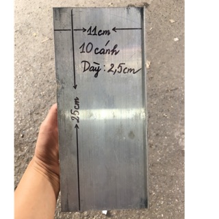 Tấm Nhôm Tản Nhiệt 25cm 10 Cánh