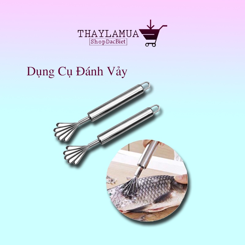 Xả dụng cụ đánh vảy cá và nạo dừa tiện ích 2 trong 1