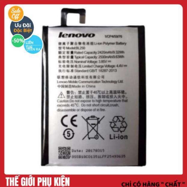 [SHIPNOW] Pin zin Lenovo Vibe S1 BL-250 - Bảo hành 6 tháng