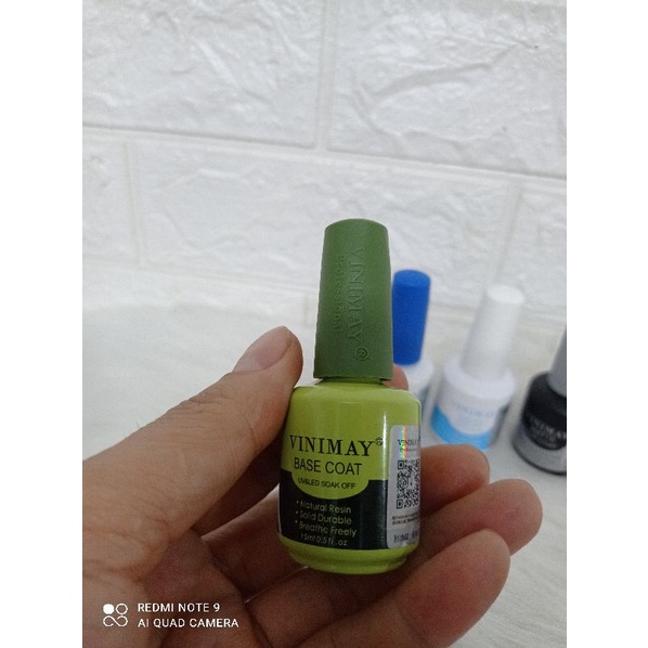 sơn gel Base, top bóng, cứng móng, top lì vinimay