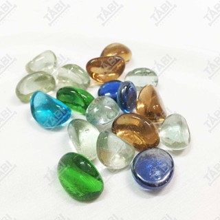 350g Sỏi Thuỷ Tinh Nhiều Loại Trang Trí Hồ Cá - Tiểu Cảnh Trang Trí Nhà Cửa [SỎI THUỶ TINH]