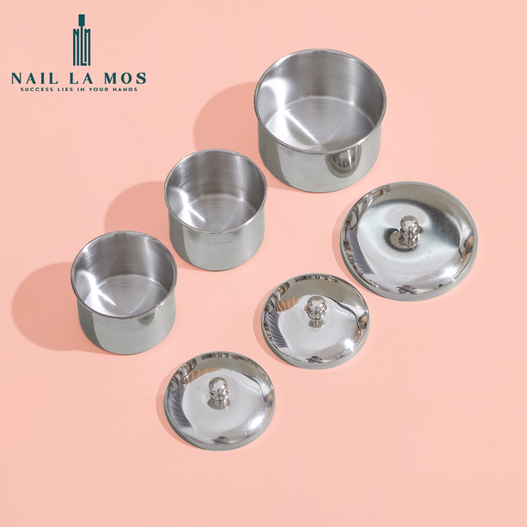 Bộ 3 nồi inox đựng lưu huỳnh và bột tiện lợi