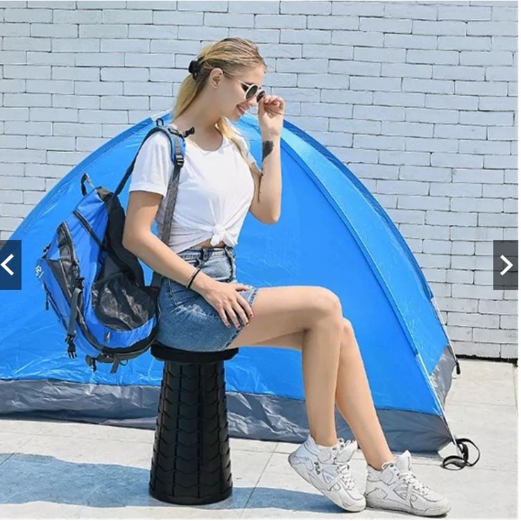 Ghế gấp gọn di động tiện lợi điều chỉnh được độ cao du lịch dã ngoại goodshop