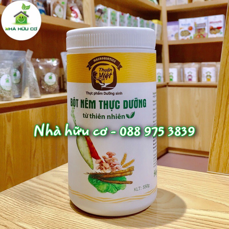 Hạt nêm thực dưỡng - Bột nêm NGƯU BÀNG Homefood 550gr - Date: 3/2024 - Nhà Hữu Cơ