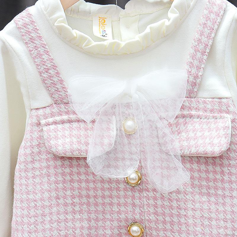 Đầm Công Chúa Giả Hai Lớp Phong Cách Phương Tây Cho Bé Gái