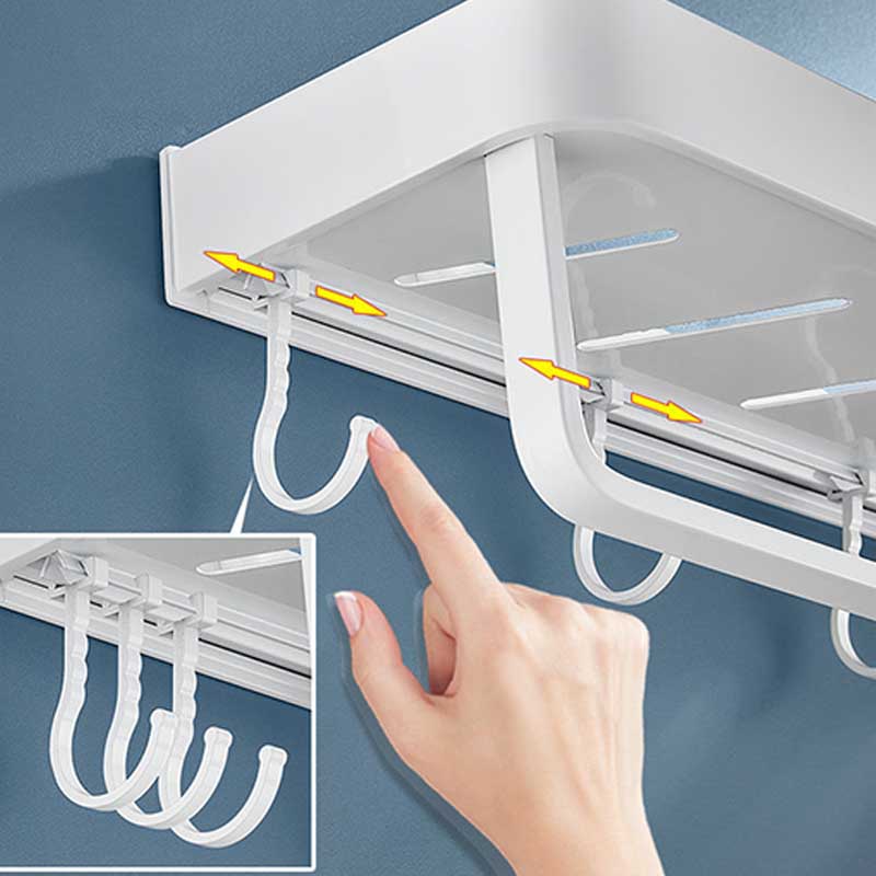 Giá đựng đồ nhà tắm trắng giá treo tường Giá Đỡ Dầu Gội Tiện Kệ Treo Nhà TắM Kệ ĐựNg Mỹ PhẩM Nhà TắM Phụ KiệN PhòNg TắM