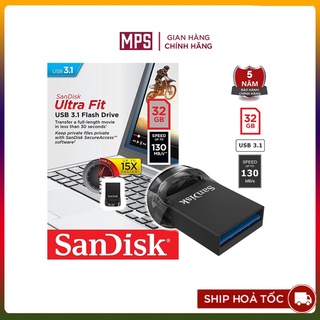 USB 32GB - 16GB SanDisk Ultra Fit CZ430 3.0 usb mini siêu nhỏ - Minh Phong Store