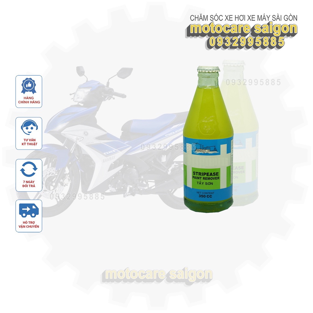 Chai Tẩy Sơn( chai thủy tinh 350ml)